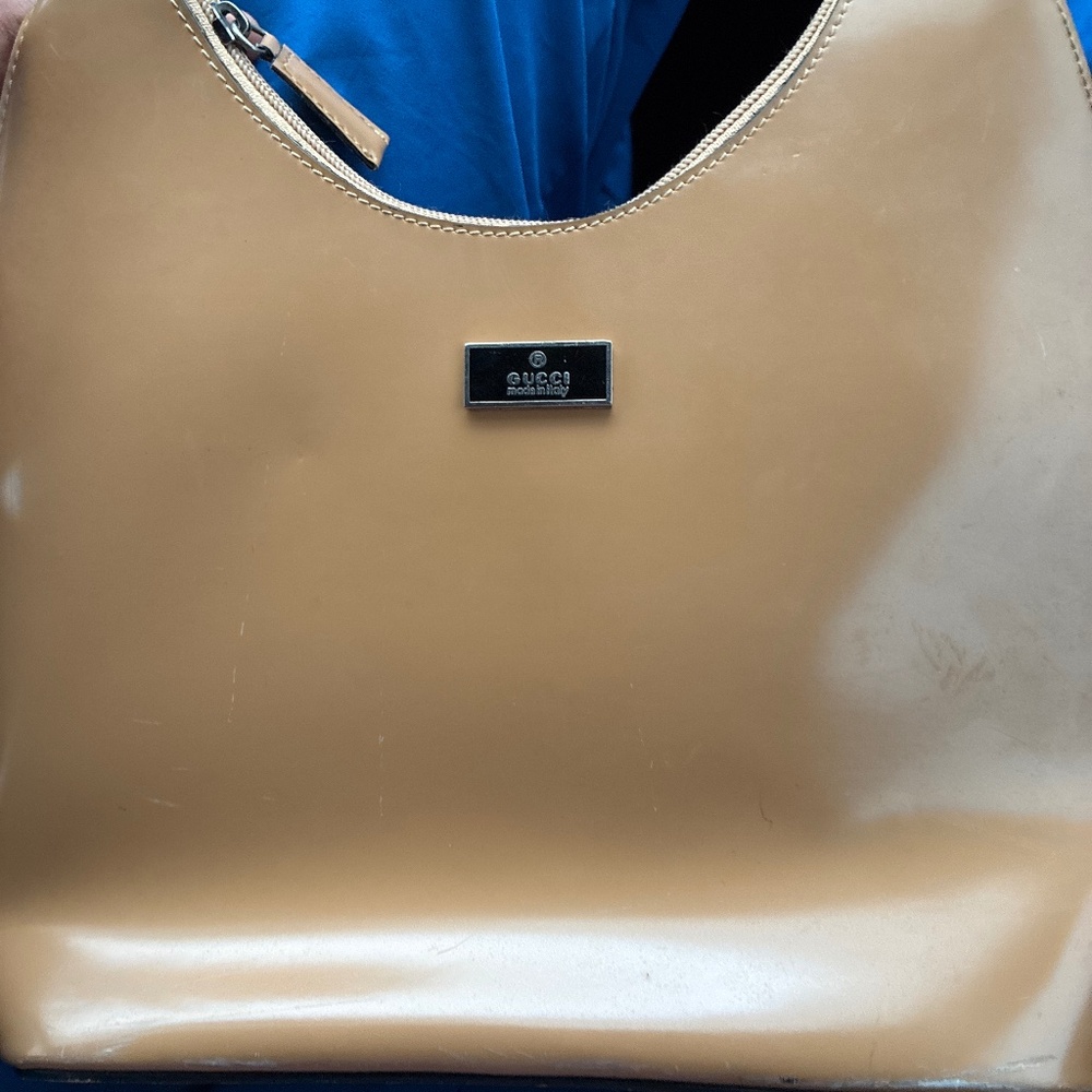 Tan Gucci vintage bag